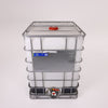 330 Gallon FDA IBC Tote, New, UN Rated, 2" Camlock Valve, Steel Pallet
