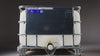 330 Gallon FDA IBC Tote, New, UN Rated, 2" Camlock Valve, Steel Pallet