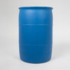 55 Gallon Blue Tight Head FDA Plastic Drum, UN Rated, 2" NPT & 2" Buttress Fittings