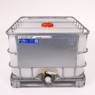 Contenedor IBC FDA de 150 galones, nuevo, clasificación UN, válvula Camlock de 2", palé de acero *Nuevo en los EE. UU.